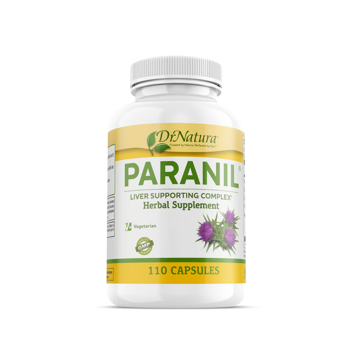 DrNatura Paranil bottle front view with 17-herb formula for daily organ support.