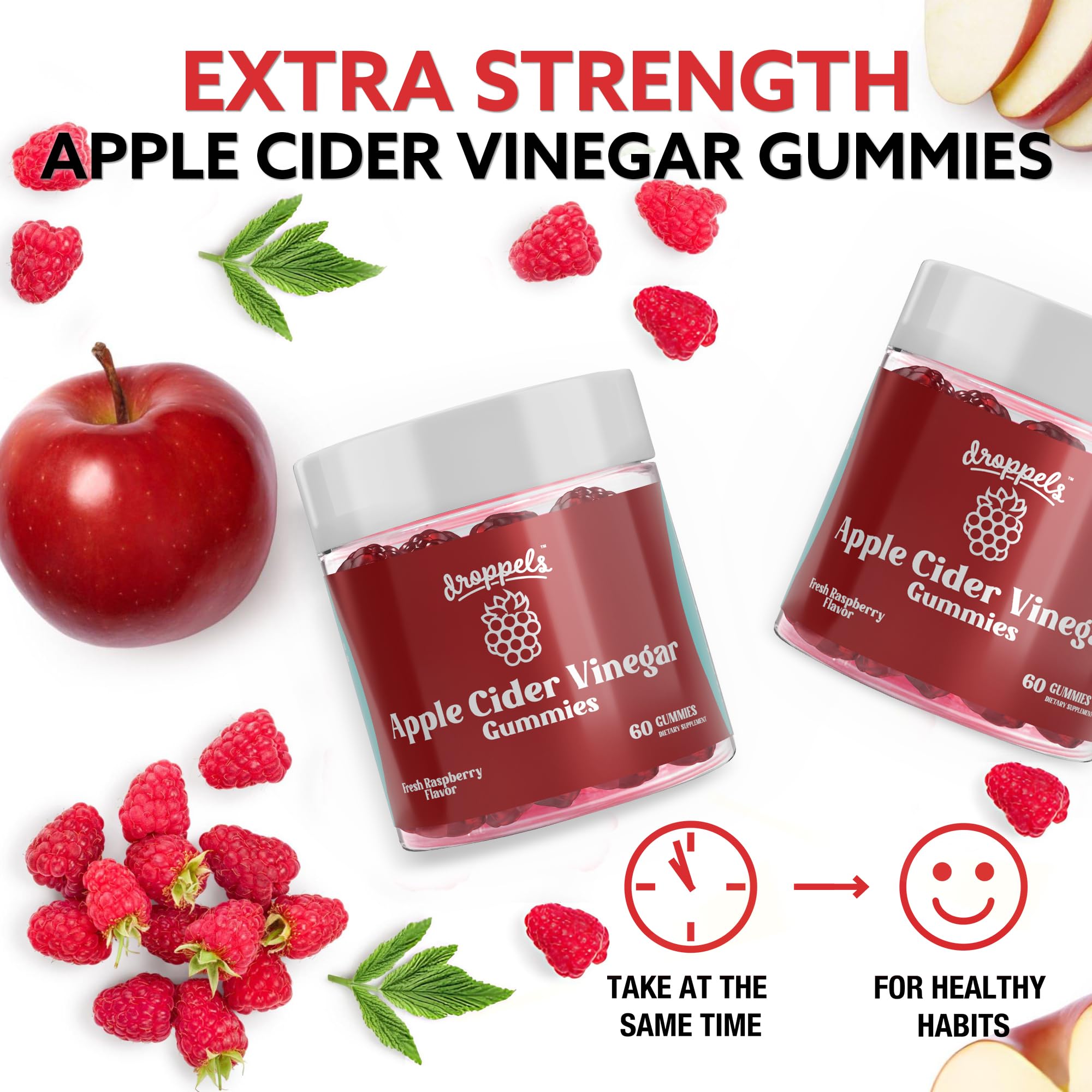 Droppels gummies with beet root and pomegranate for antioxidant-inspired energy.