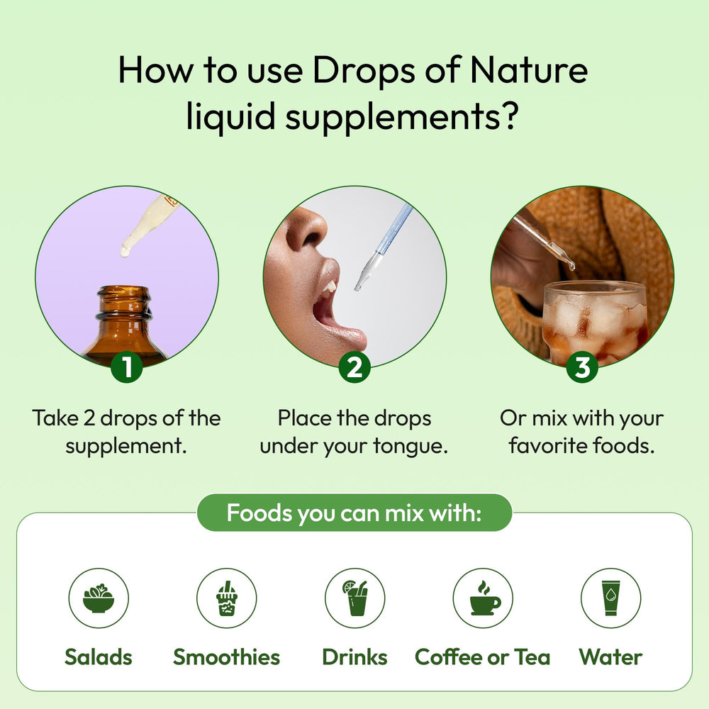 Drops Of Nature kids-and-adults use-friendly bottle ideal for family routine.