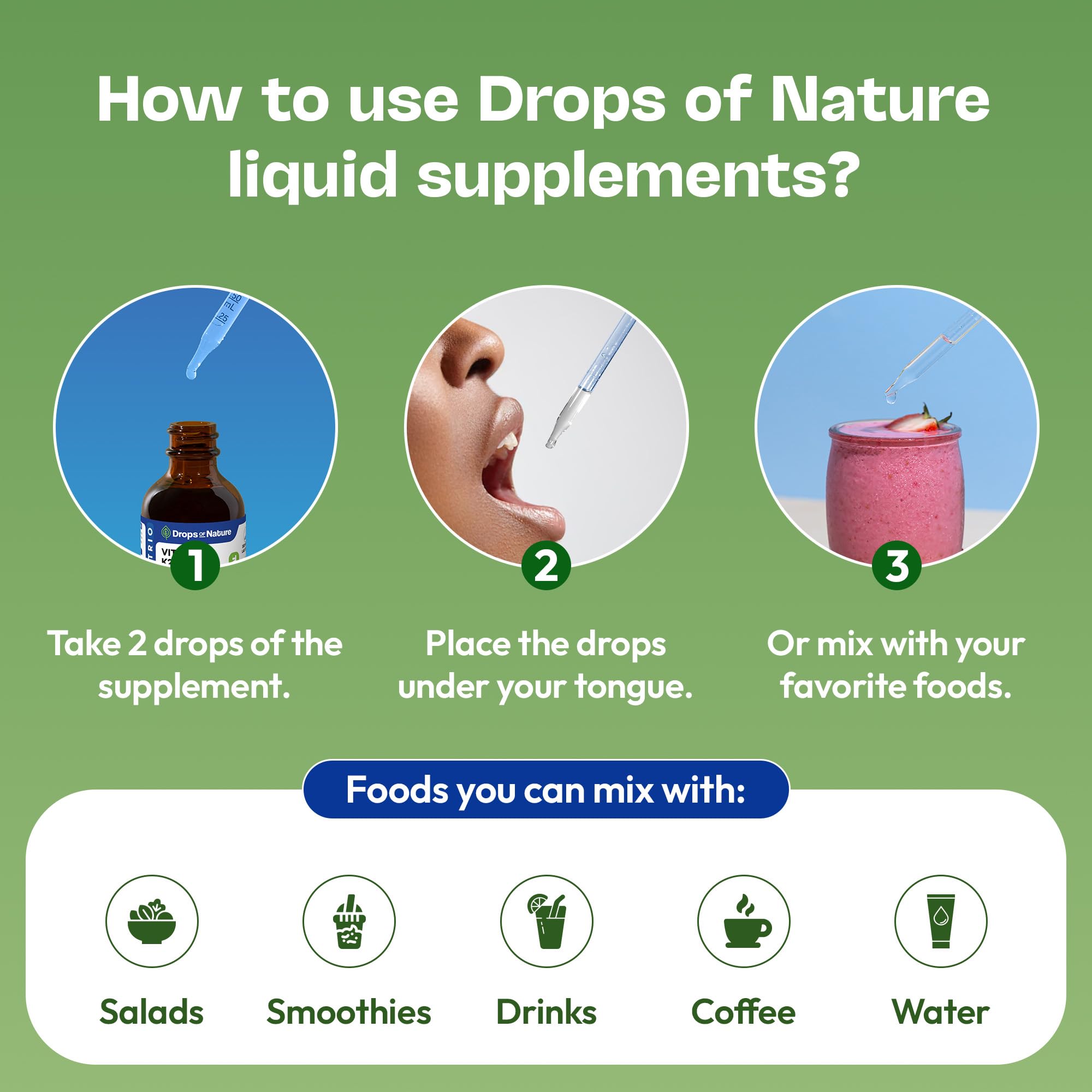 Drops Of Nature uso diario en familia para habitos saludables