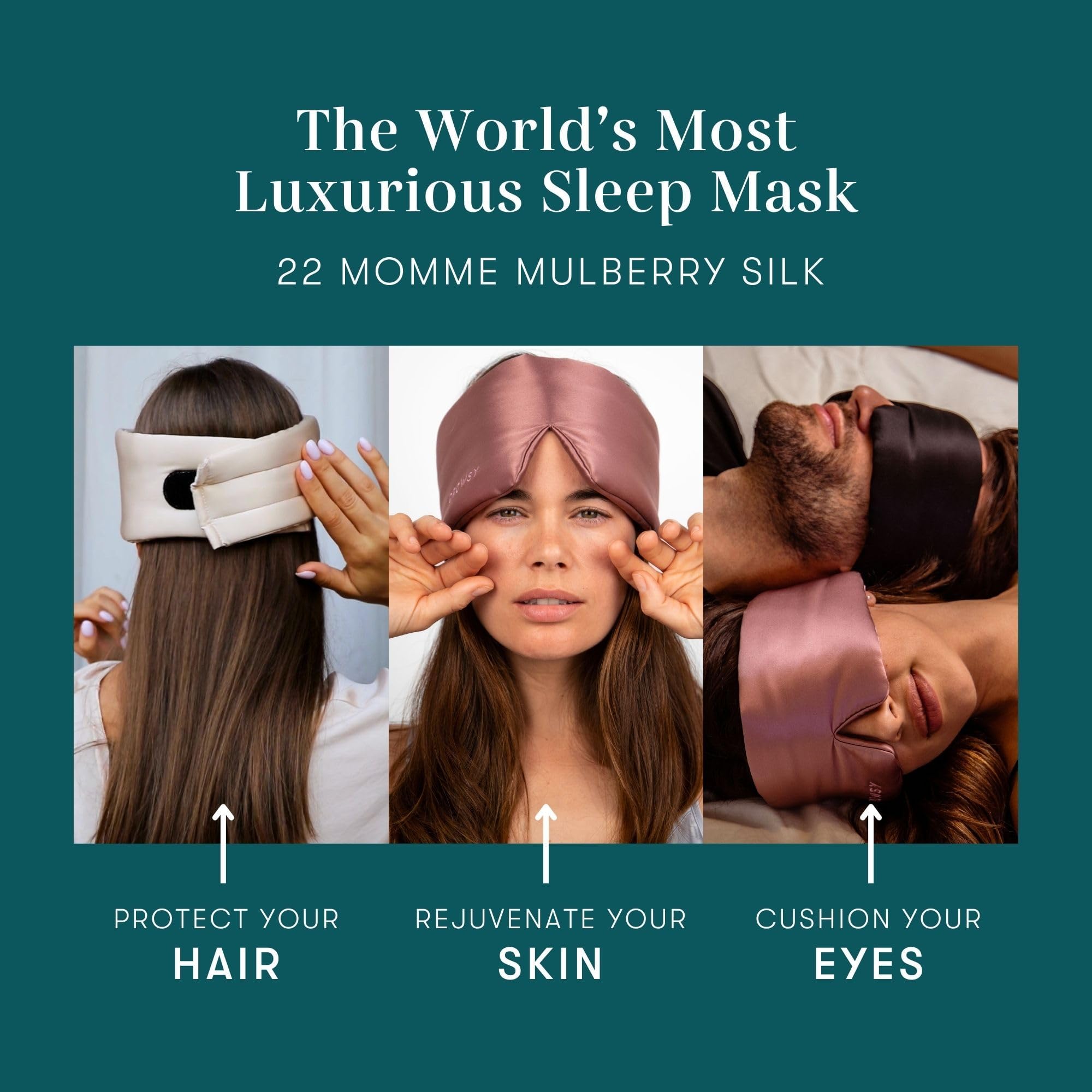 Drowsy cloud-like padding distributes gentle pressure for comfortable sleep.