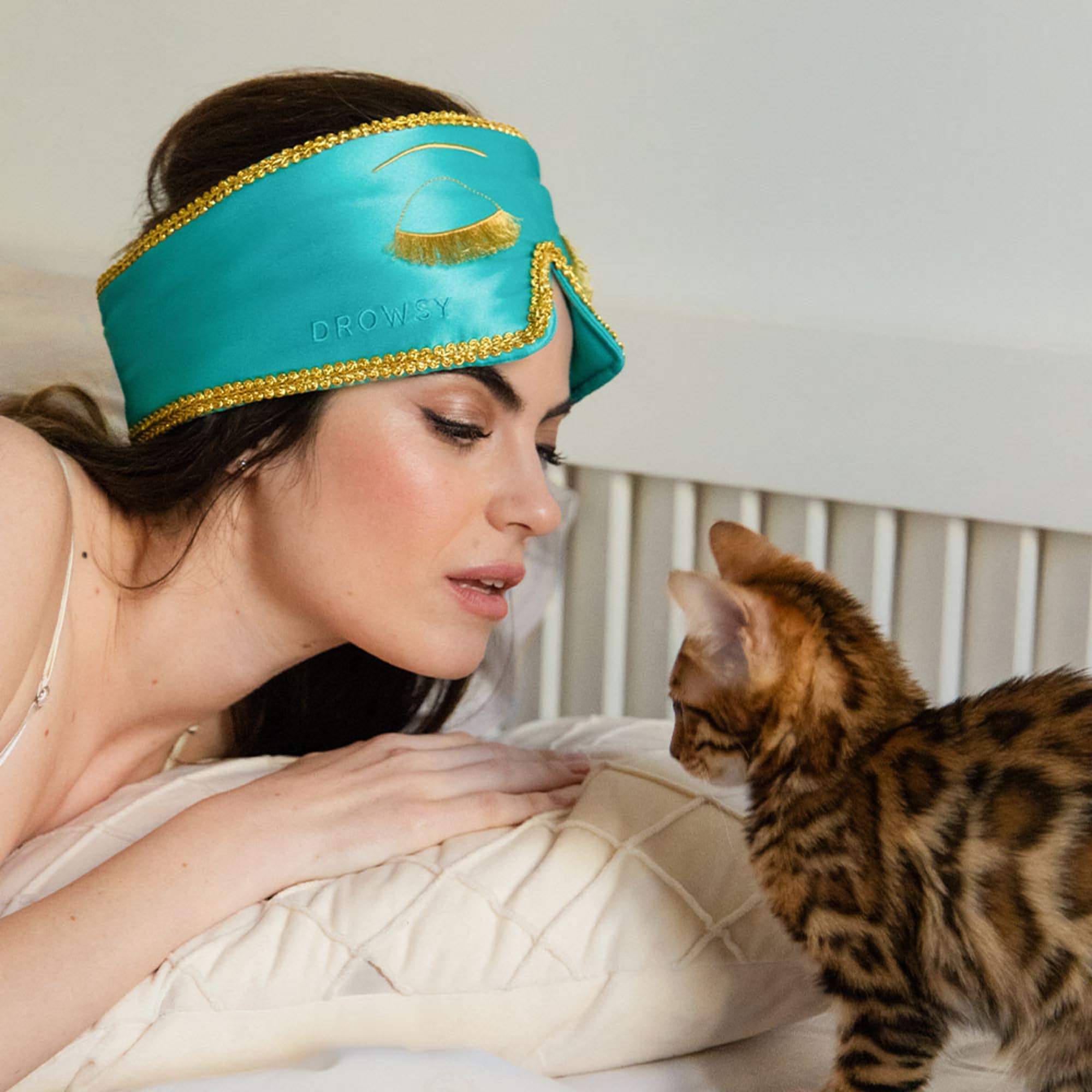 Drowsy silk sleep mask makes a luxurious gift.