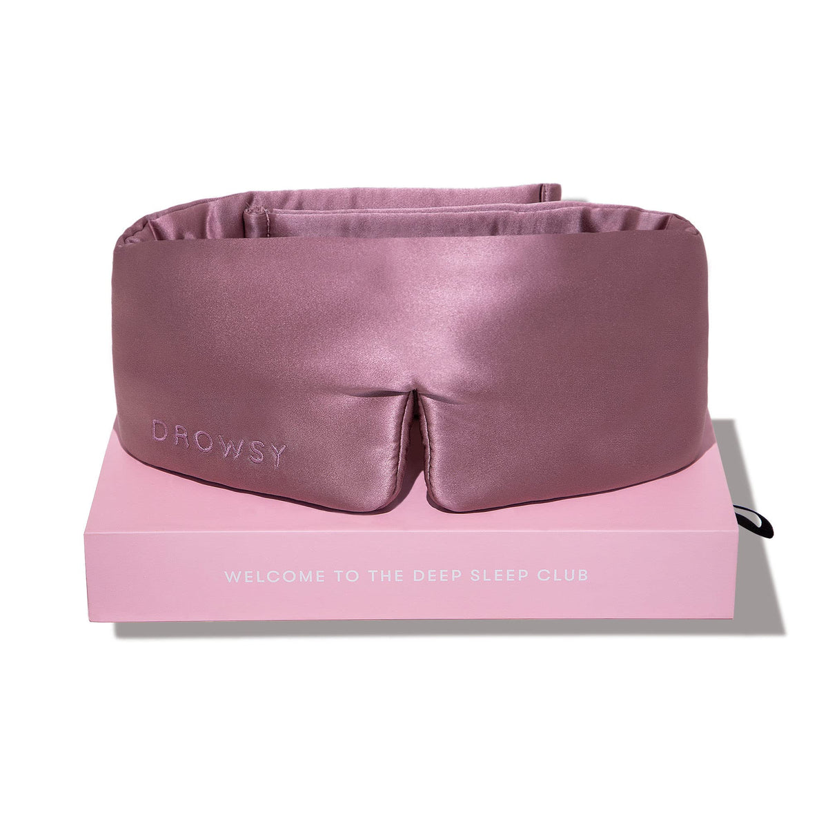 DROWSY Silk Sleep Mask hugging the face for uninterrupted luxury sleep