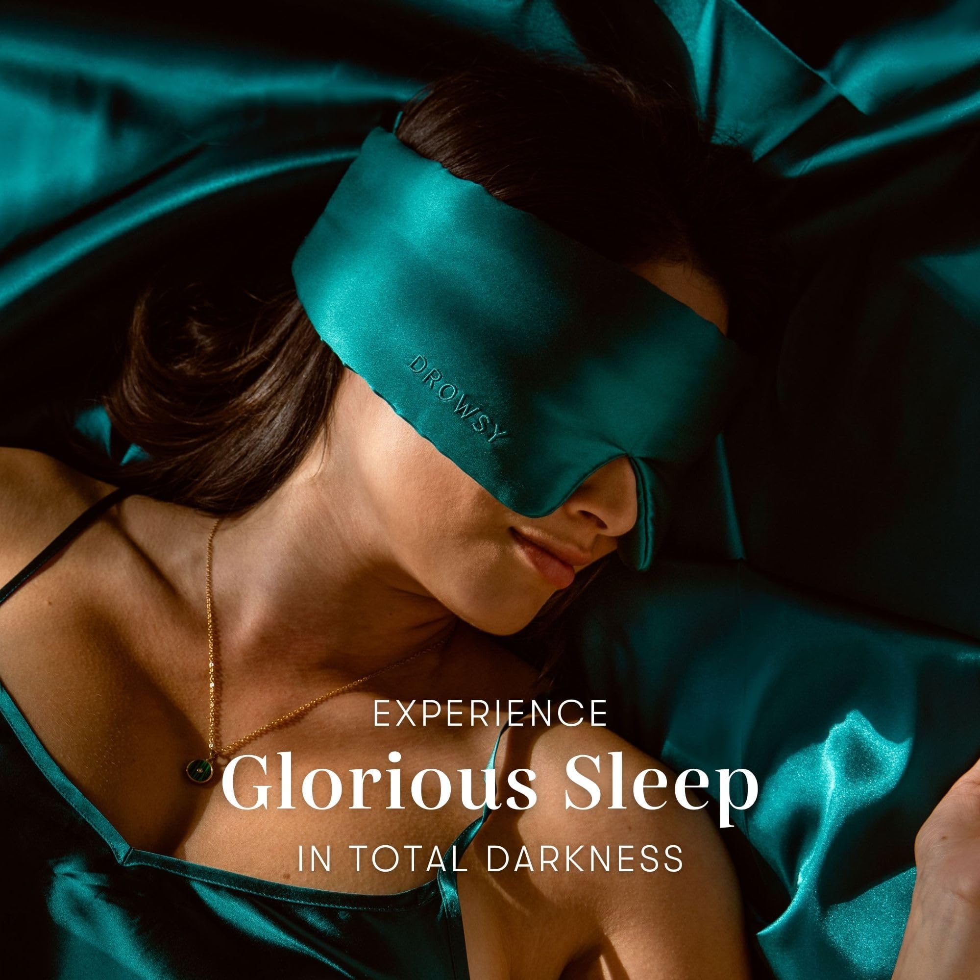 Drowsy wide cushion band prevents slipping on all head sizes.