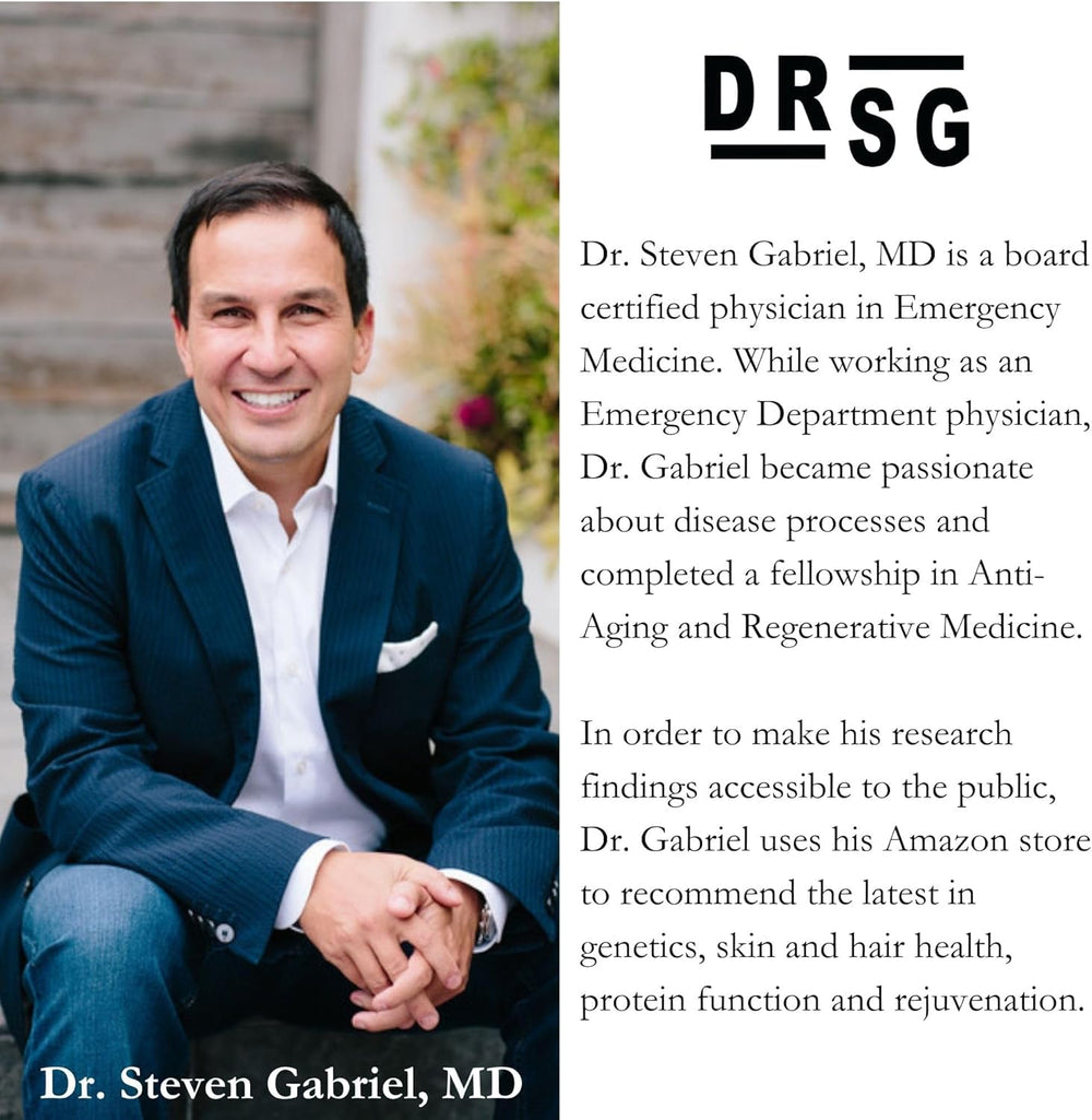 DrSG DHT Blocker label emphasizes vegan, non-GMO and USA-made quality.