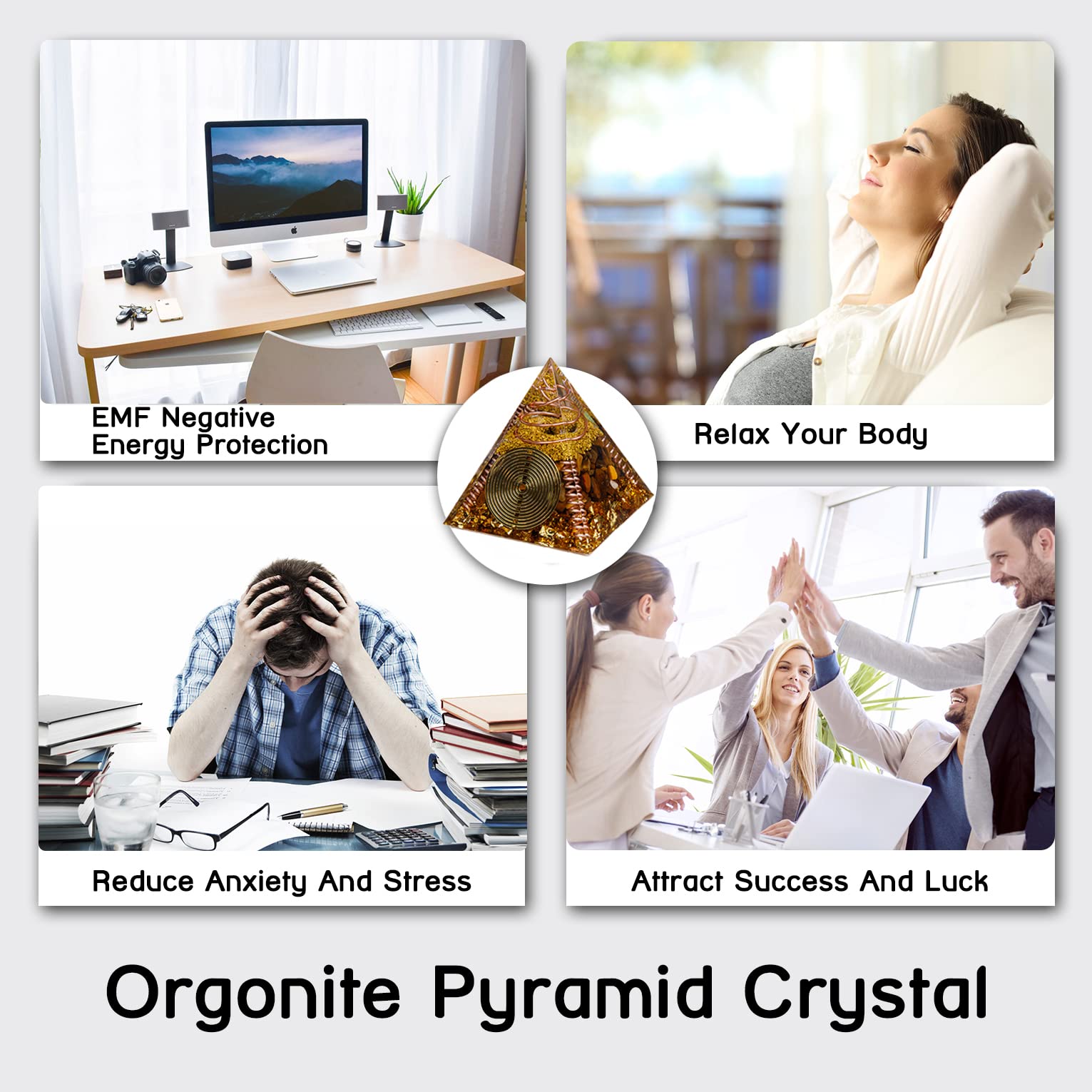 DRTMLY Orgone Pyramid makes a thoughtful gift for crystal lovers.