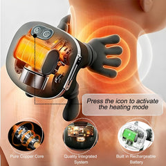 Portable cordless design for use at home, office, or travel.
