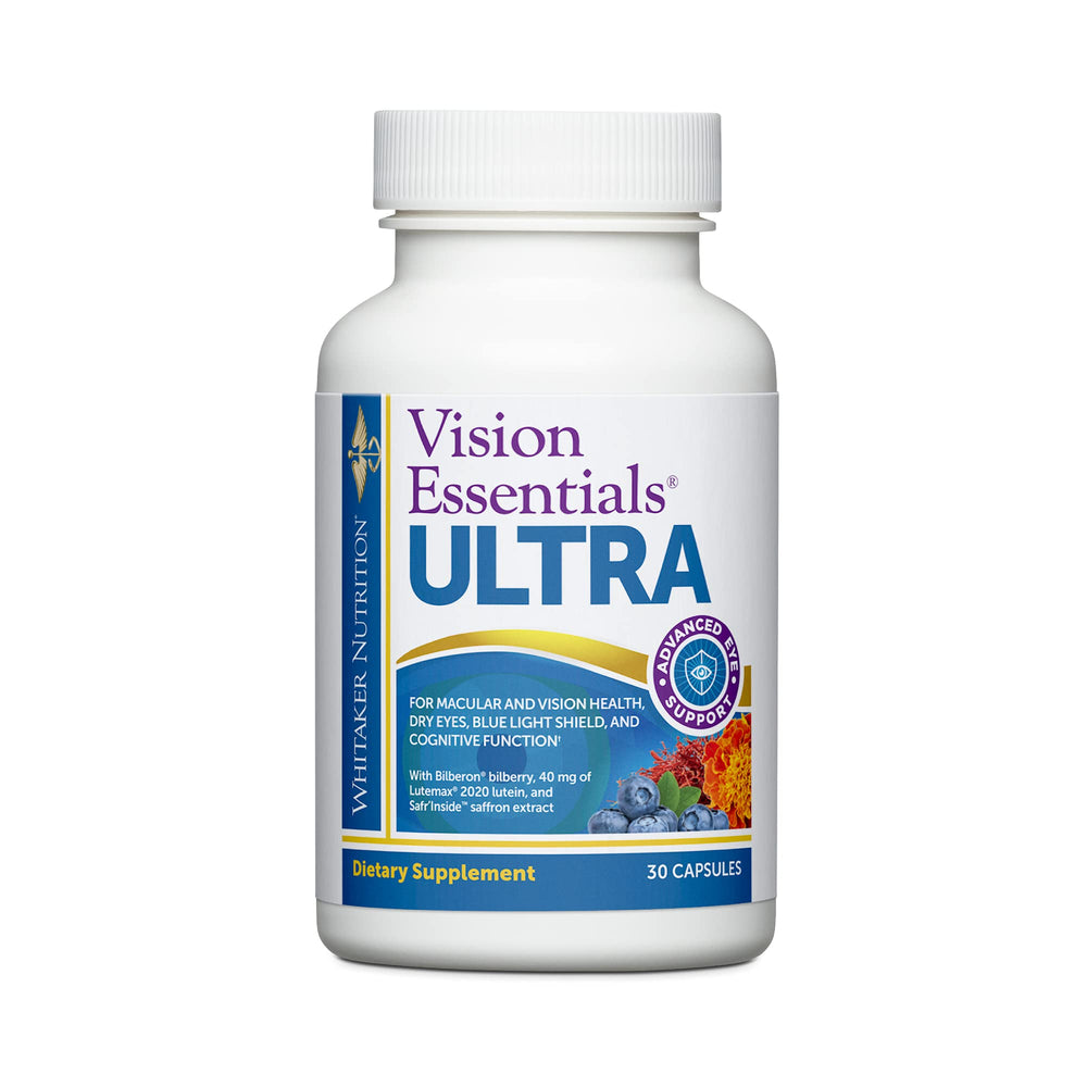 DR.WHITAKER Vision Essentials Ultra bottle – daily capsule for eye support