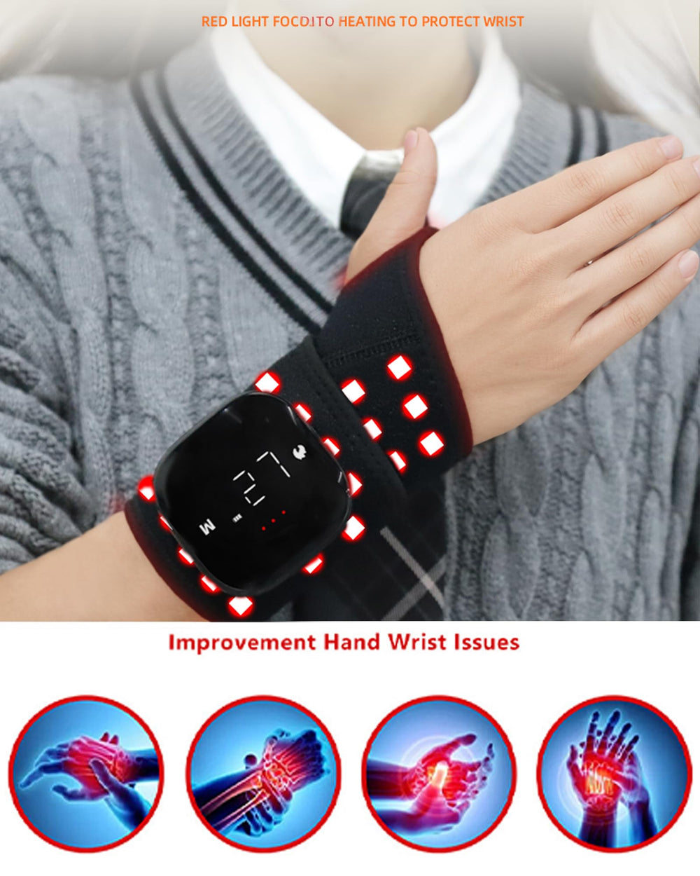 Dr.WYFOOT device with five massage modes to relieve tension