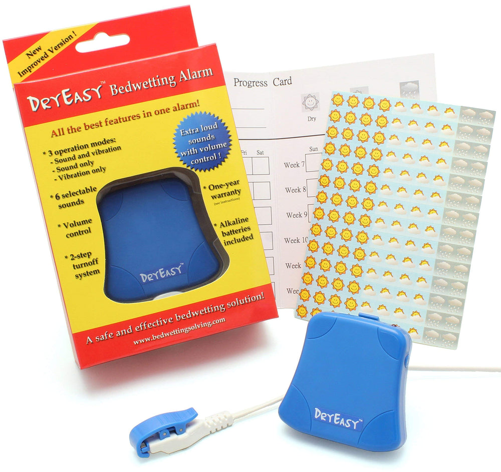 DRYEASY bedwetting alarm sensor detects the first drop and alerts early for timely bedtime routines.