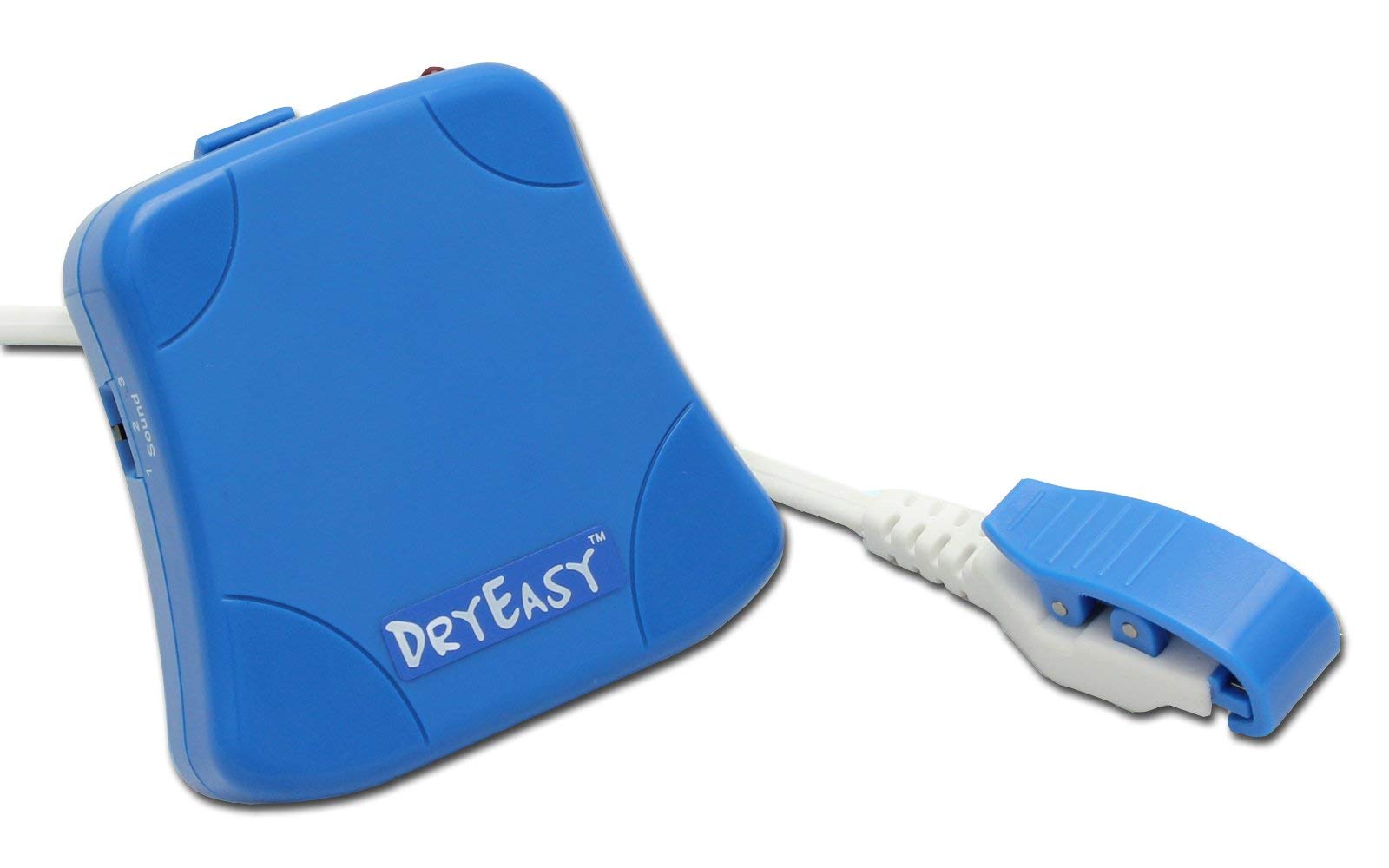 DRYEASY volume-controlled alarm ensures clear sound without startling the child.