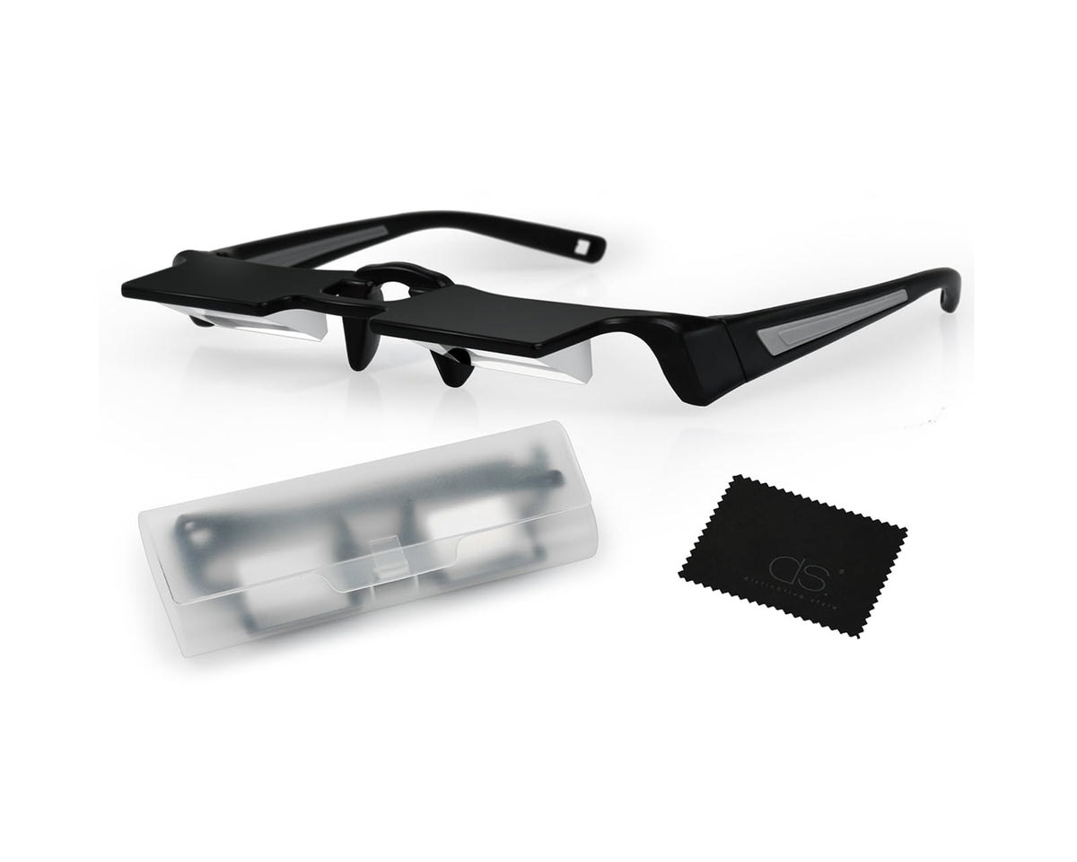 DS. DISTINCTIVE STYLE Lazy Glasses Prism 90 Degree for laying down reading with clear mirror view.