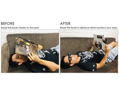 DS Distinctive Style prism glasses 180-degree mirrored lenses for easy reading.
