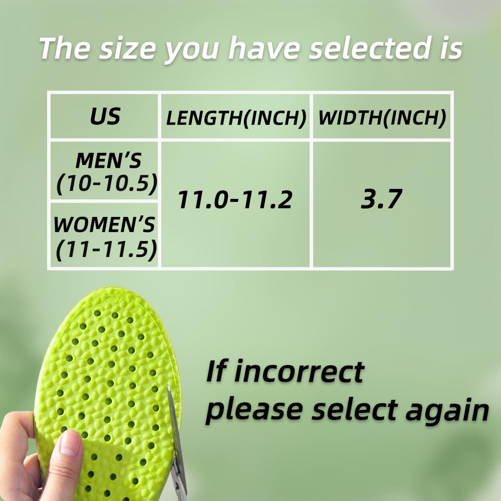DSYSC plantillas para zapatos con amortiguación que absorbe impactos