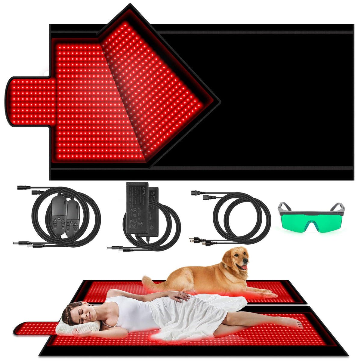 Dubuxw full-body therapy mat assembled for comprehensive sessions.