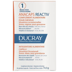 Ducray ANACAPS Reactiv bottle for daily use and easy dosing.