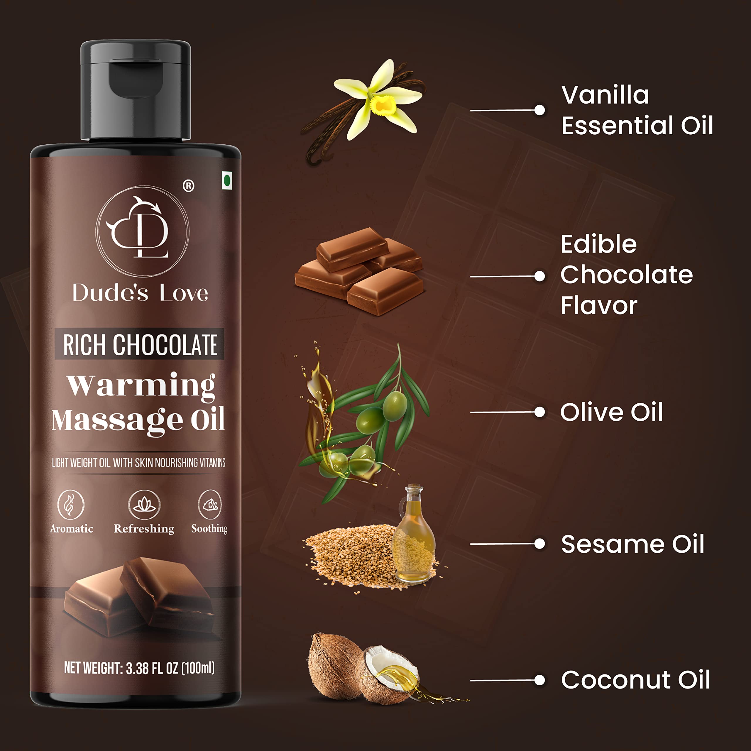 Dude's Love ingredient blend nourishes skin.