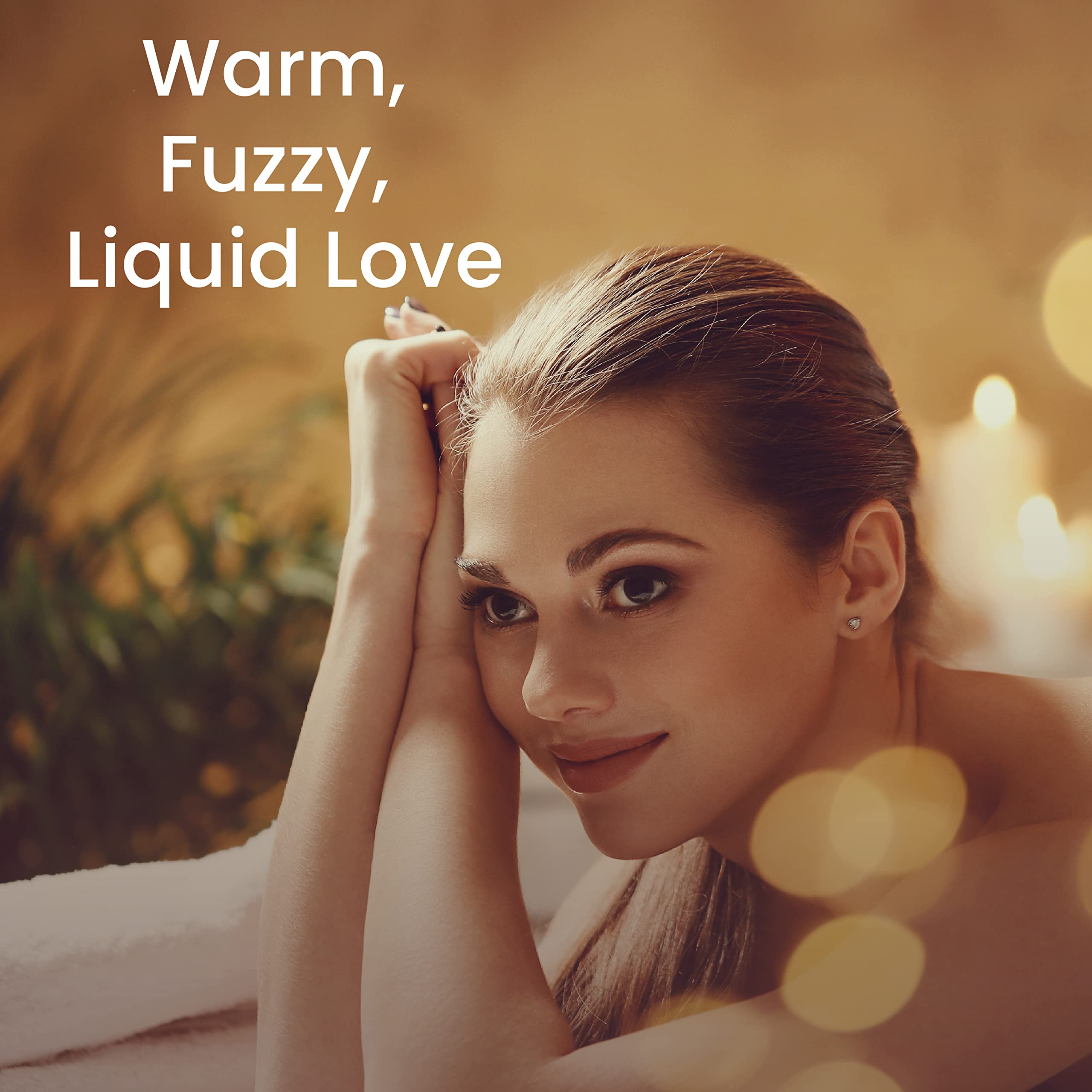 Pouring Dude's Love Chocolate warming oil creates a cozy, relaxing massage moment.