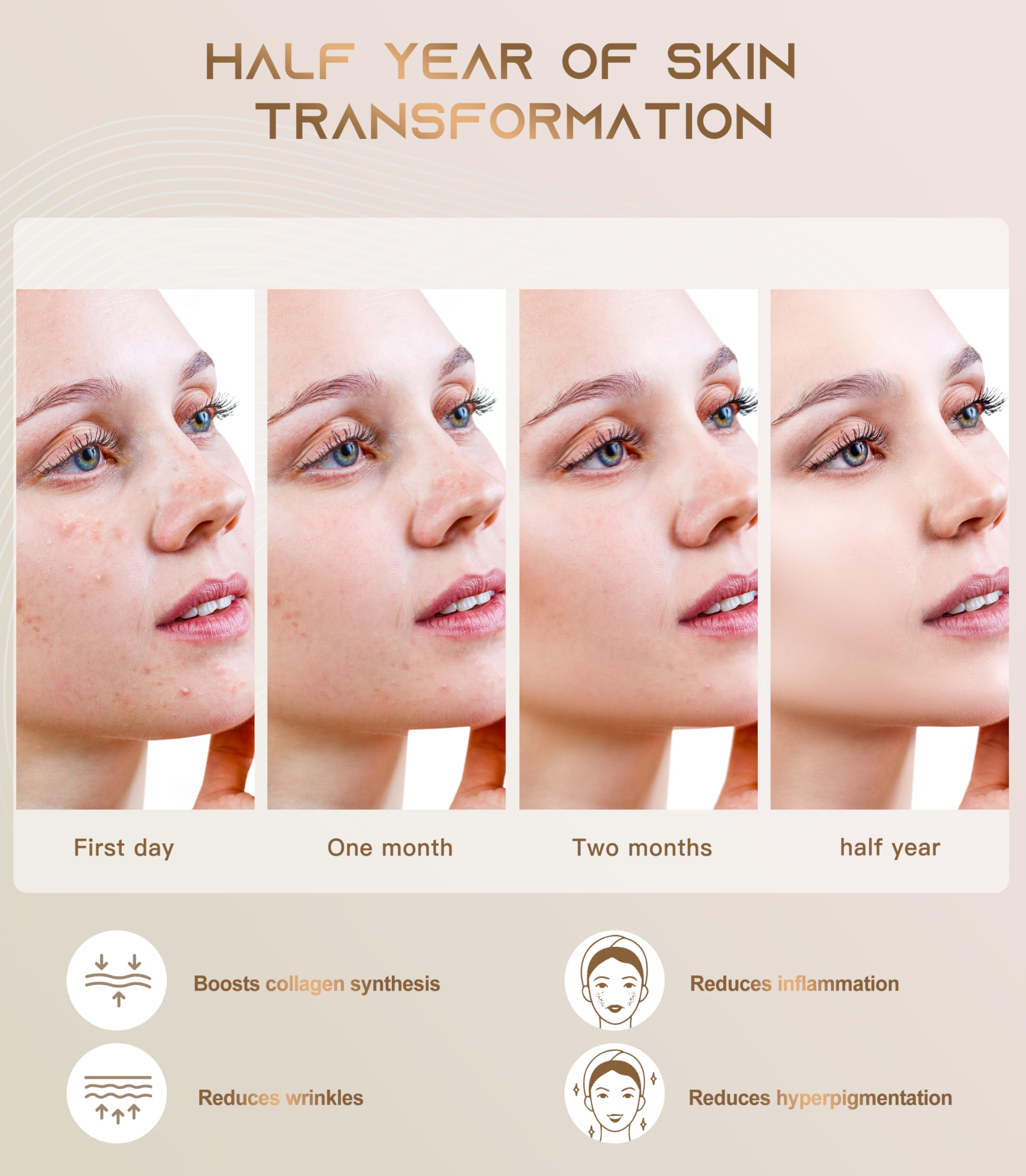 Duiup food-grade silicone mask, hypoallergenic and skin-friendly