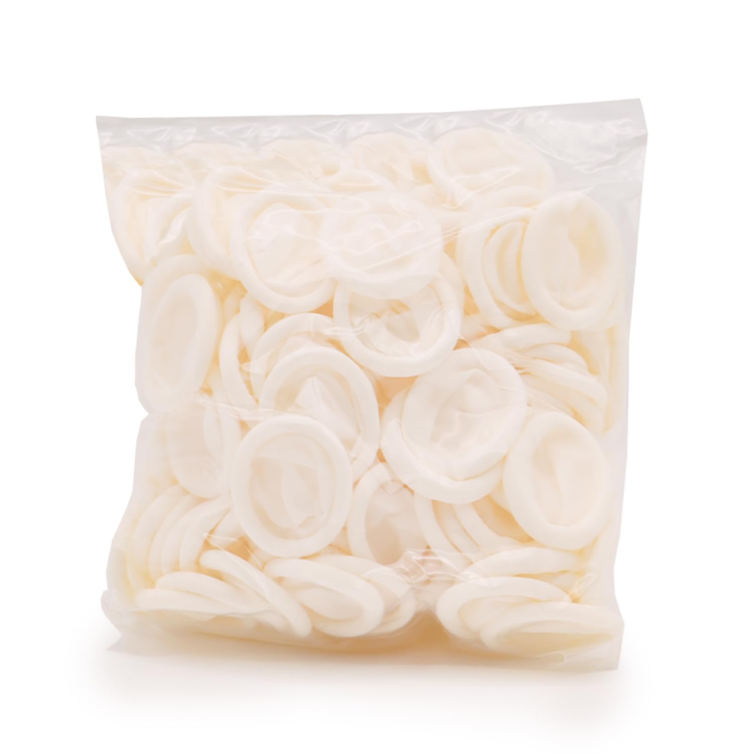 Dukal 4404M pre-rolled natural white finger cot highlights powder-free, latex-free materials.