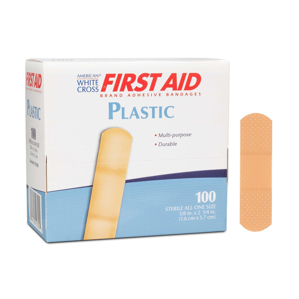 Dukal American White Cross strips, individually wrapped for sterile, convenient use