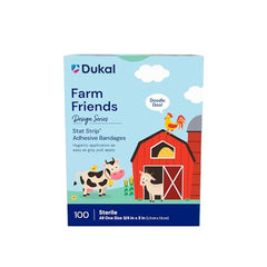 Dukal farm animals close-up bandages with colorful visuals