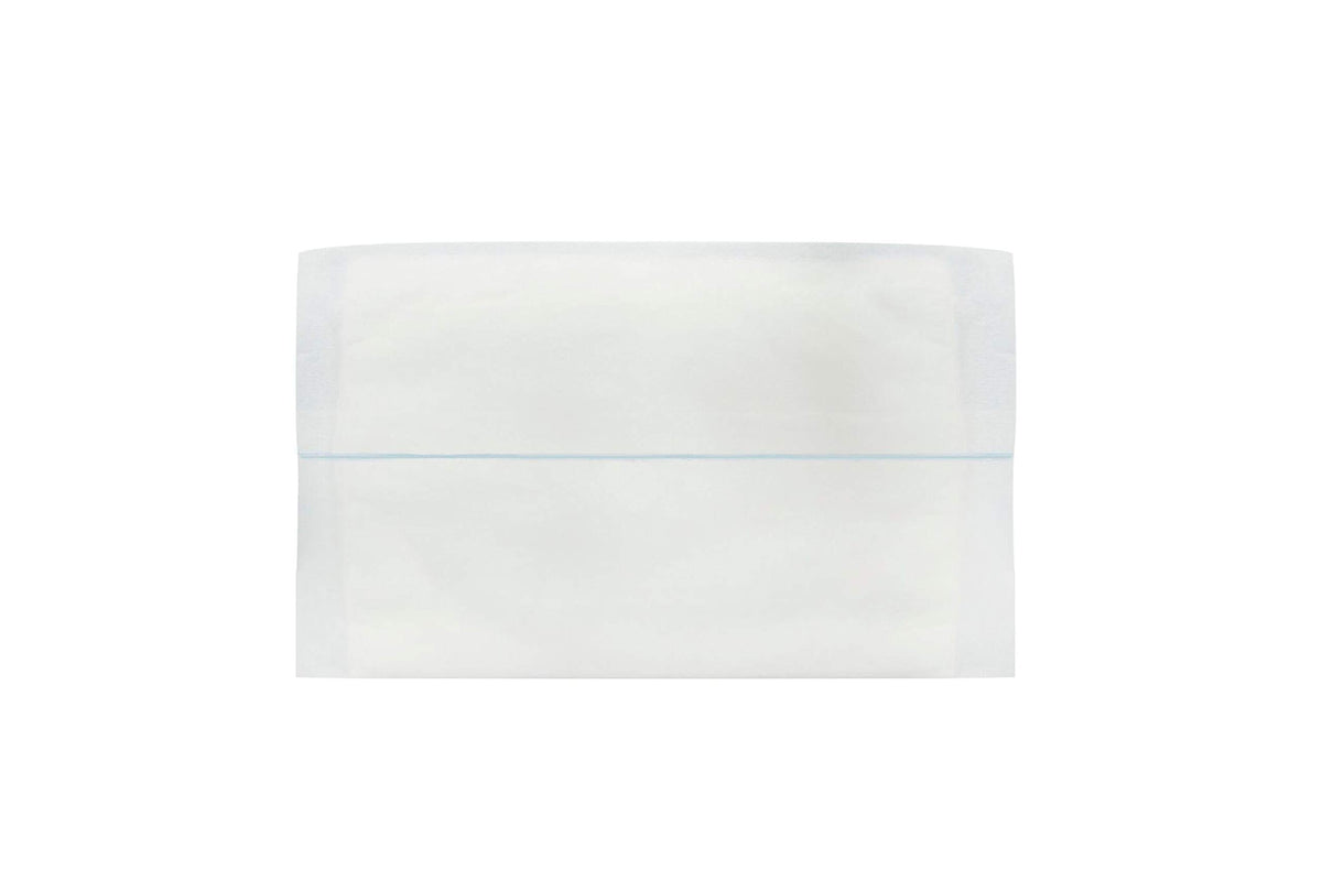 Dukal Combine ABD Pads 5x9 sterile image highlights absorbent dressing with moisture barrier