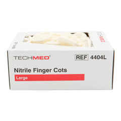 Dukal TEC 4404L large finger cot for better fit.