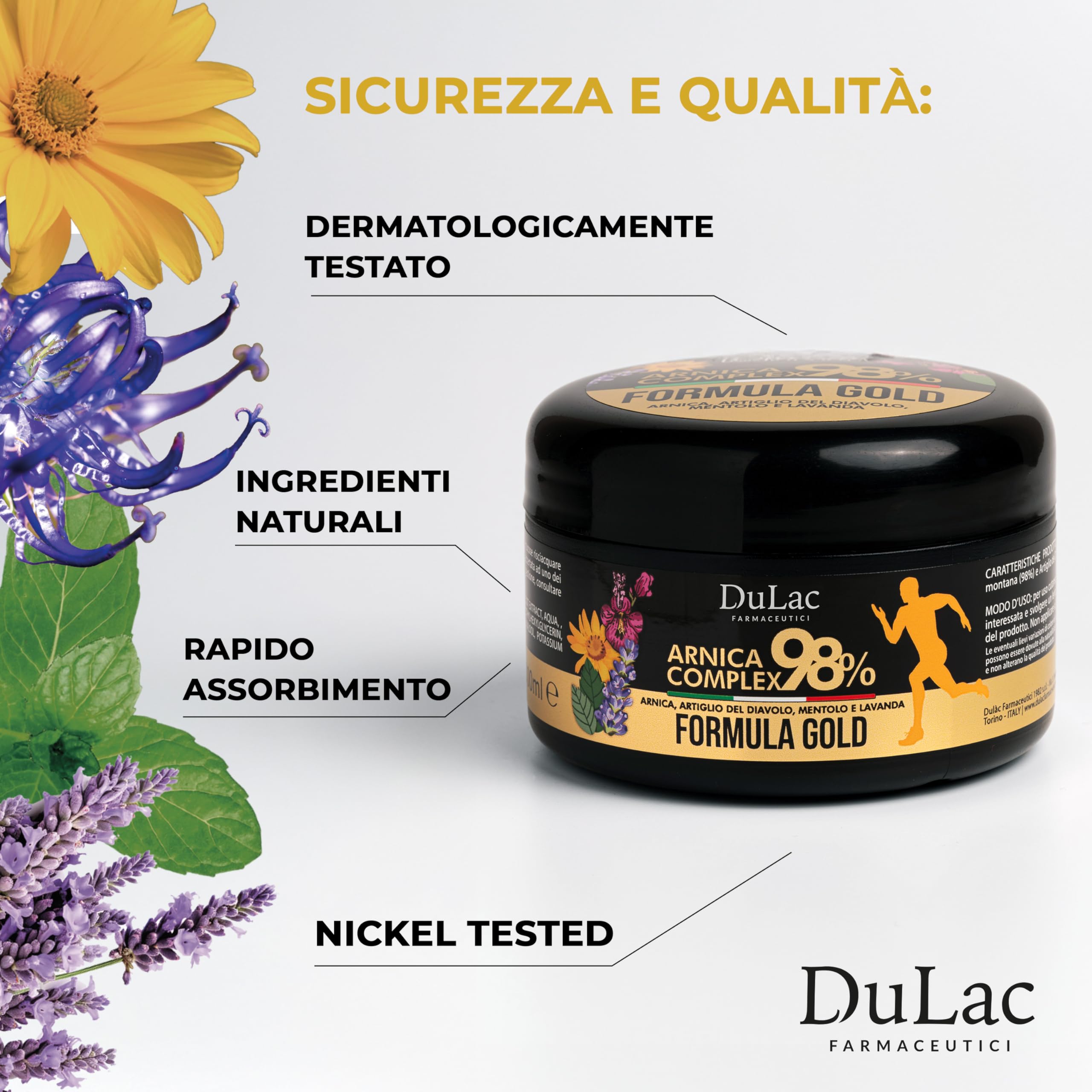 Dulàc Arnica Complex 98% 300ml natural ingredient blend