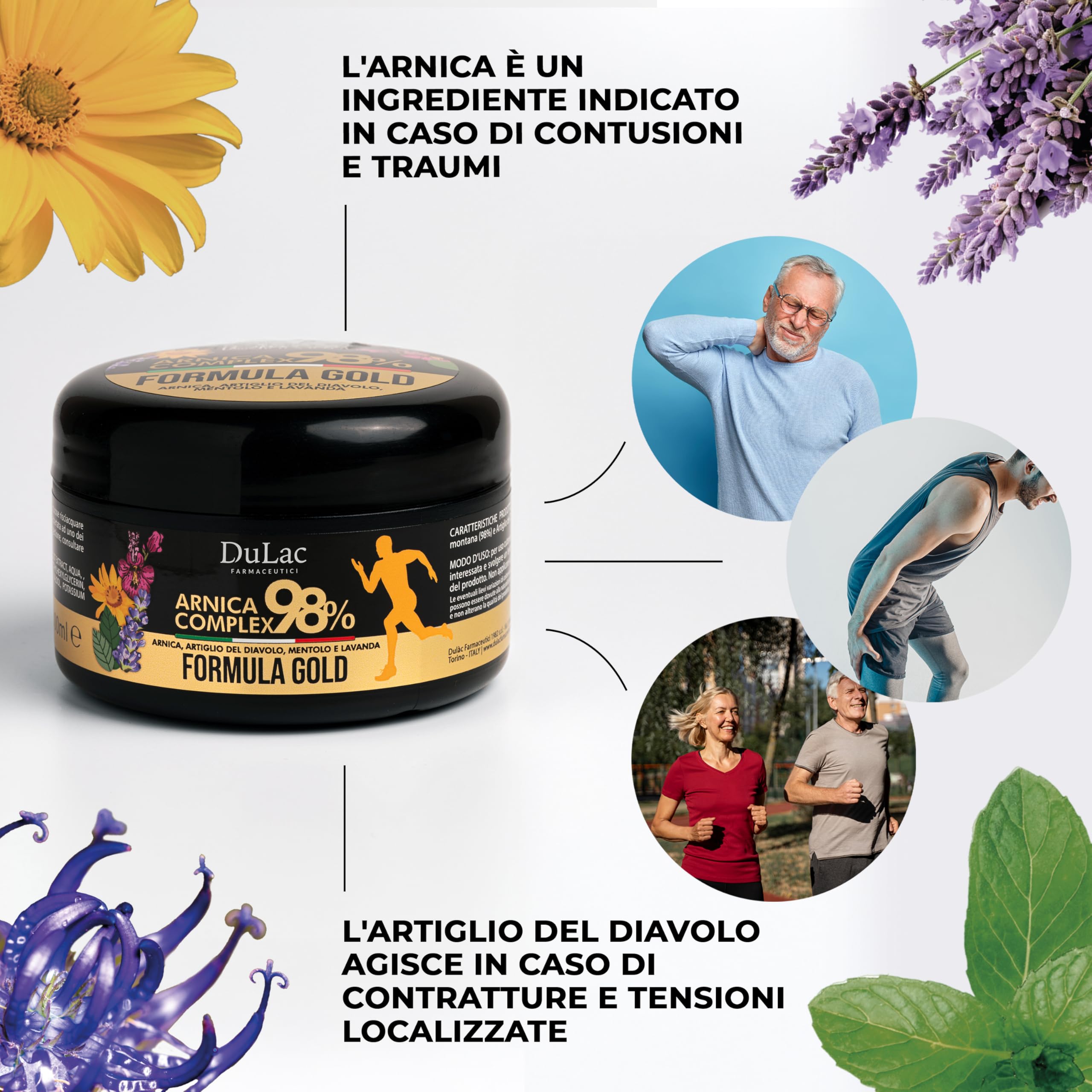 Dulàc Arnica Gel family size 10-14 fl oz for home use
