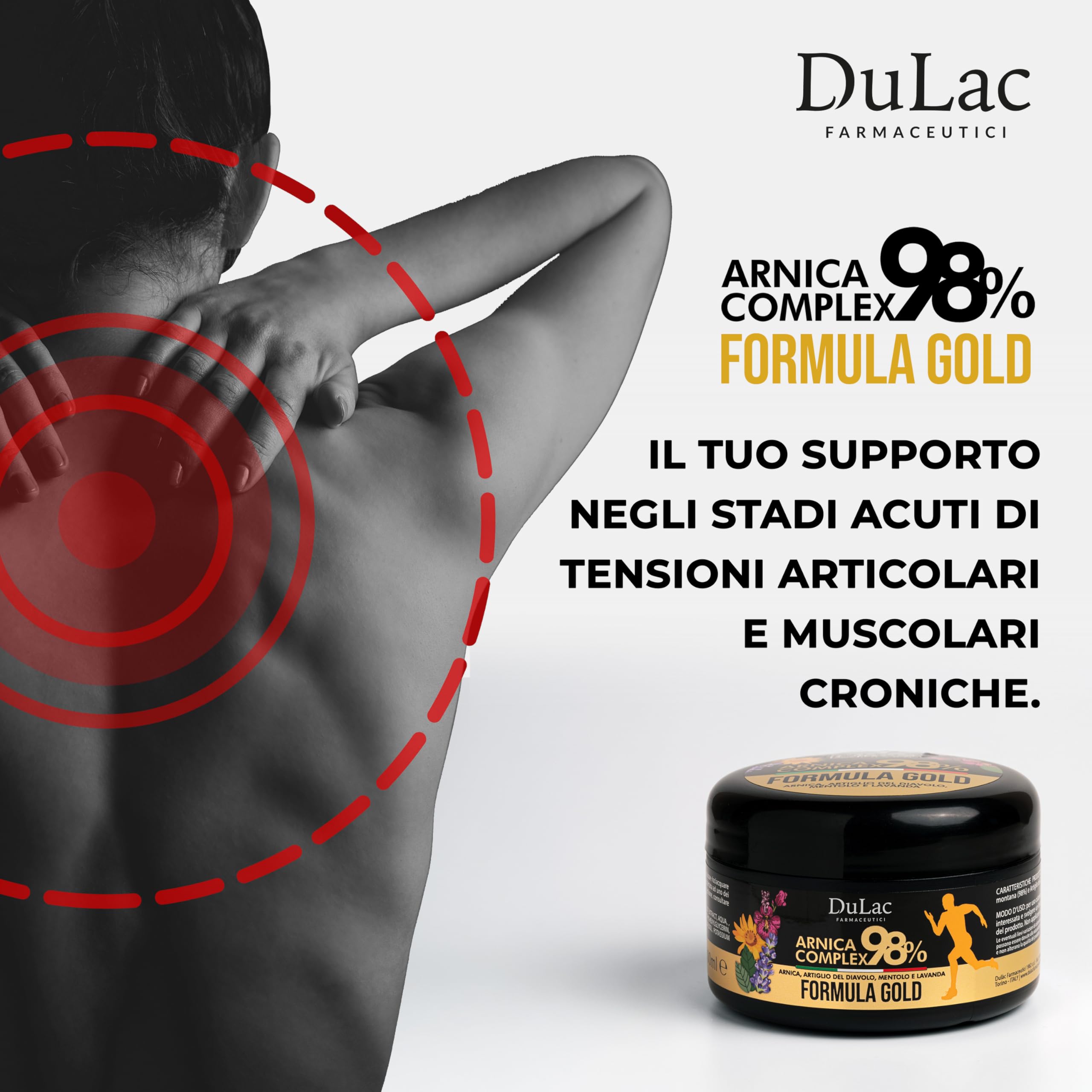 Dulàc Arnica Gel daily use with a gentle, skin-friendly formula