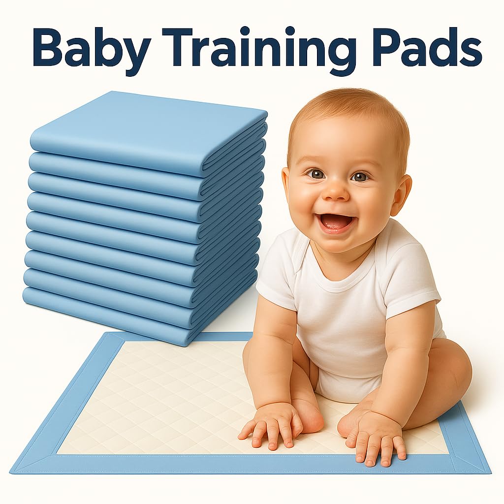 Baby care scenario with Durameg pads for mess management