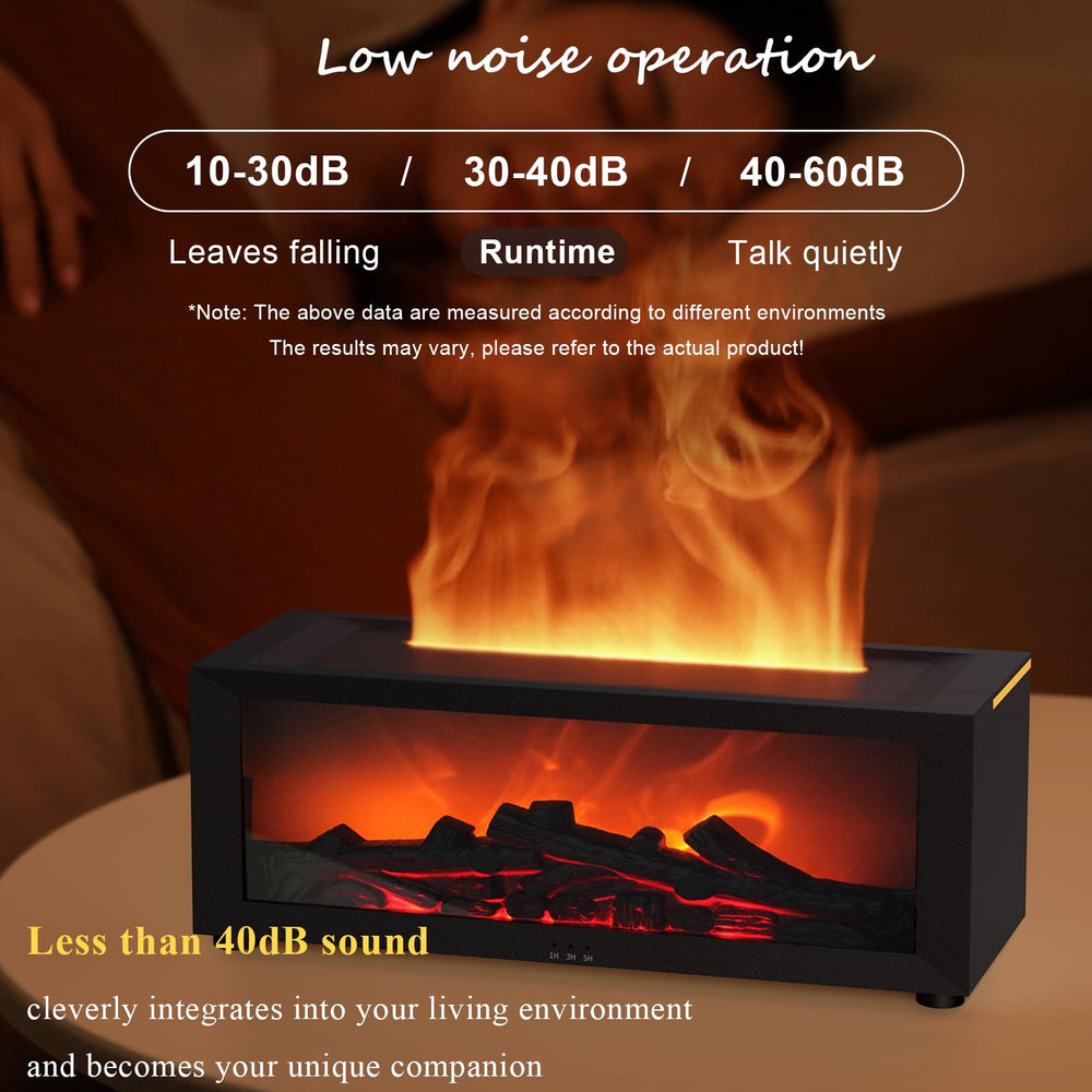 Durapoem diffuser operates quietly for bedroom use.
