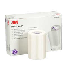 Durapore surgical tape adheres to dry skin for reliable catheter securement.