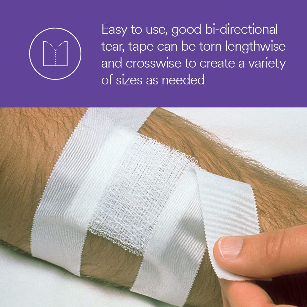 Durapore's easy-tear design enables quick tailoring for tubes and dressings.