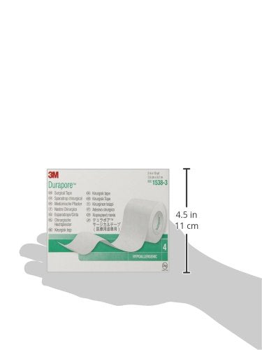 Durapore is hypoallergenic and latex-free for sensitive patients.