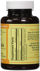 Durham's Bee Propolis capsules close-up for easy daily intake.