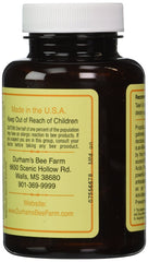 Durham's Bee Propolis USA origin highlights natural resin source.