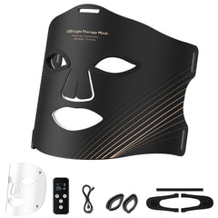 Duuckin LED face mask front view for convenient at-home skincare sessions.