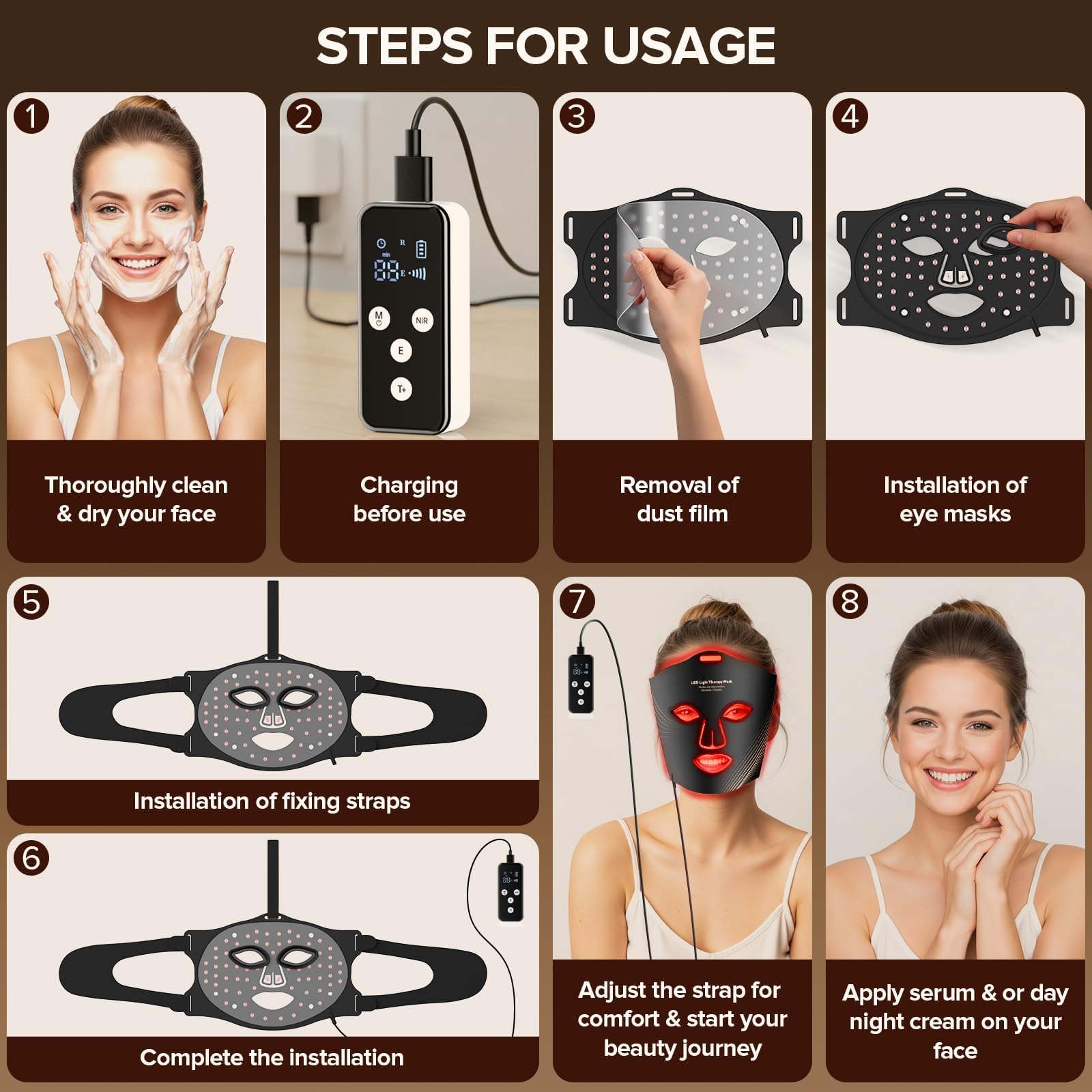 Duuckin mask worn with a comfortable fit for daily use.