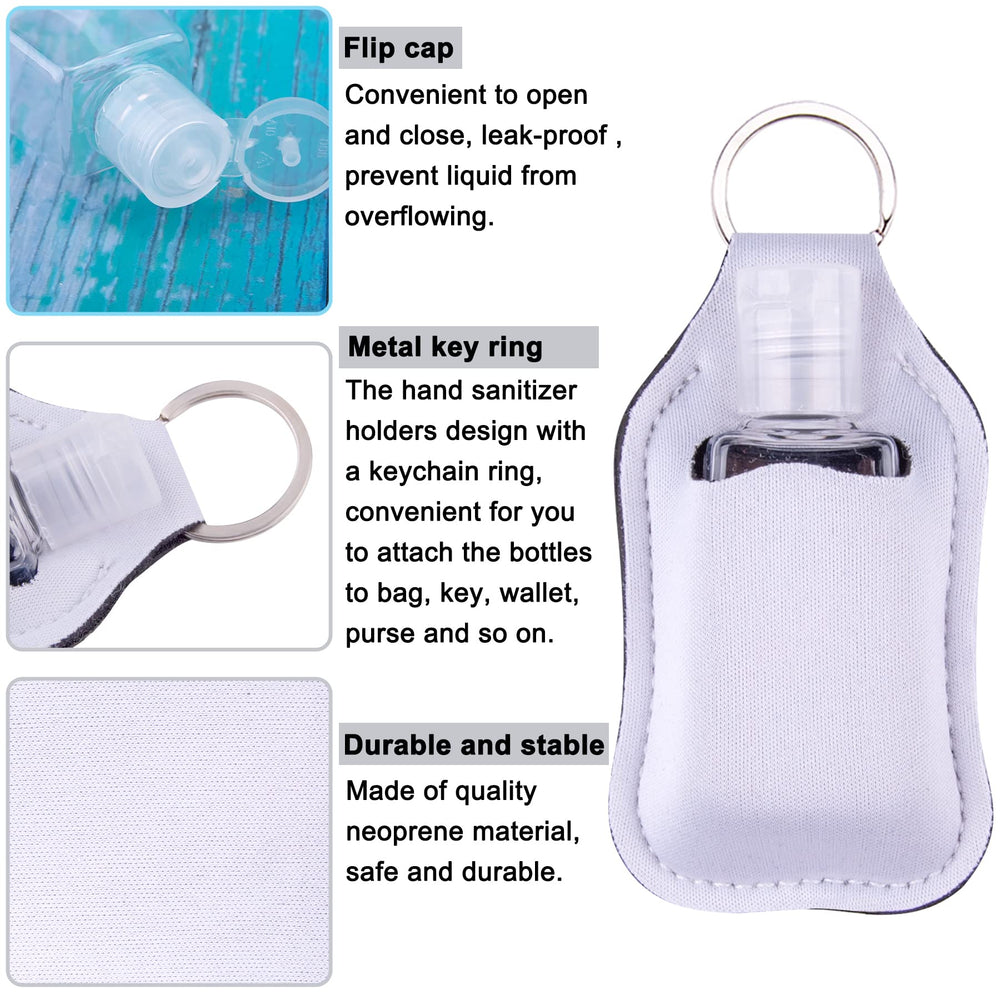 Duufin neoprene white holder securely grips the bottle during travel.