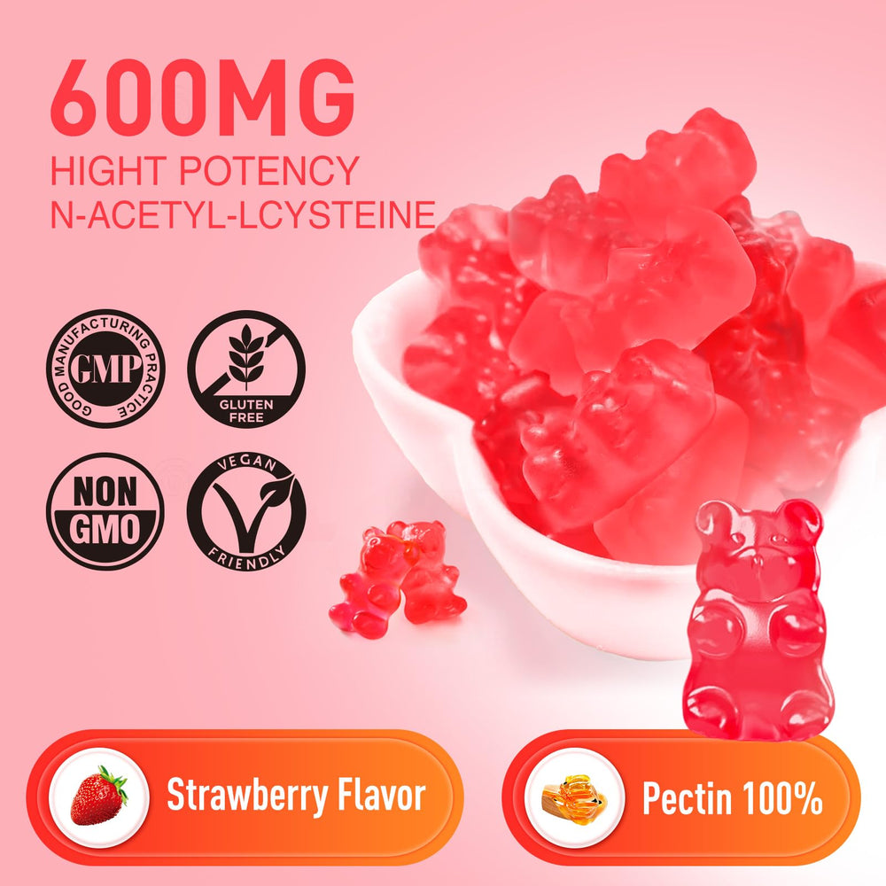 duwhot NAC gummies two-daily-dose emphasizes convenient, consistent intake