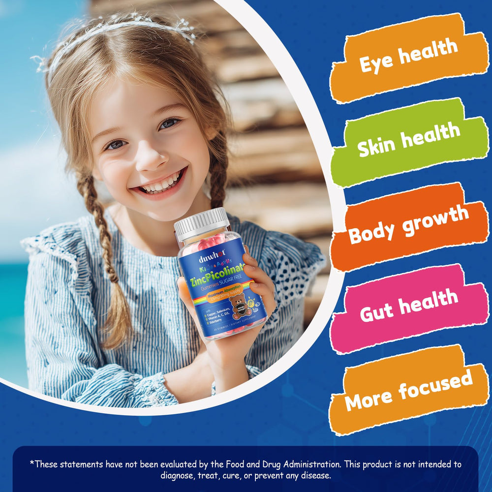 Product label shows zinc, copper, selenium and elderberry in Duwhot gummies