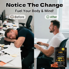 Shilajit DUWZGU con adaptógenos para mayor resistencia ante la fatiga.