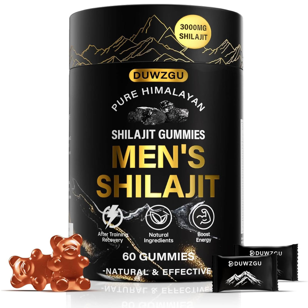 Sabor frutal en gomitas DUWZGU Shilajit para energía agradable.