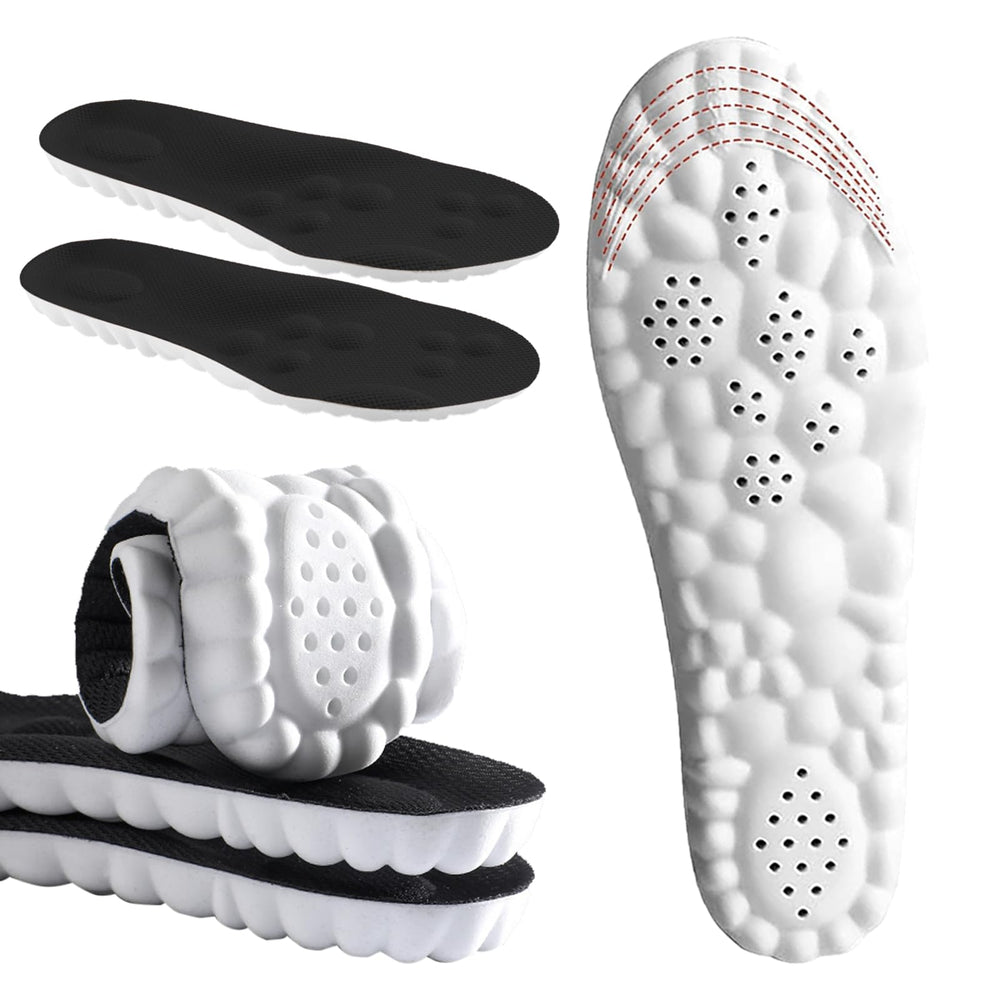 DWTWLE 4D Cloud insoles with arch support for daily foot comfort.