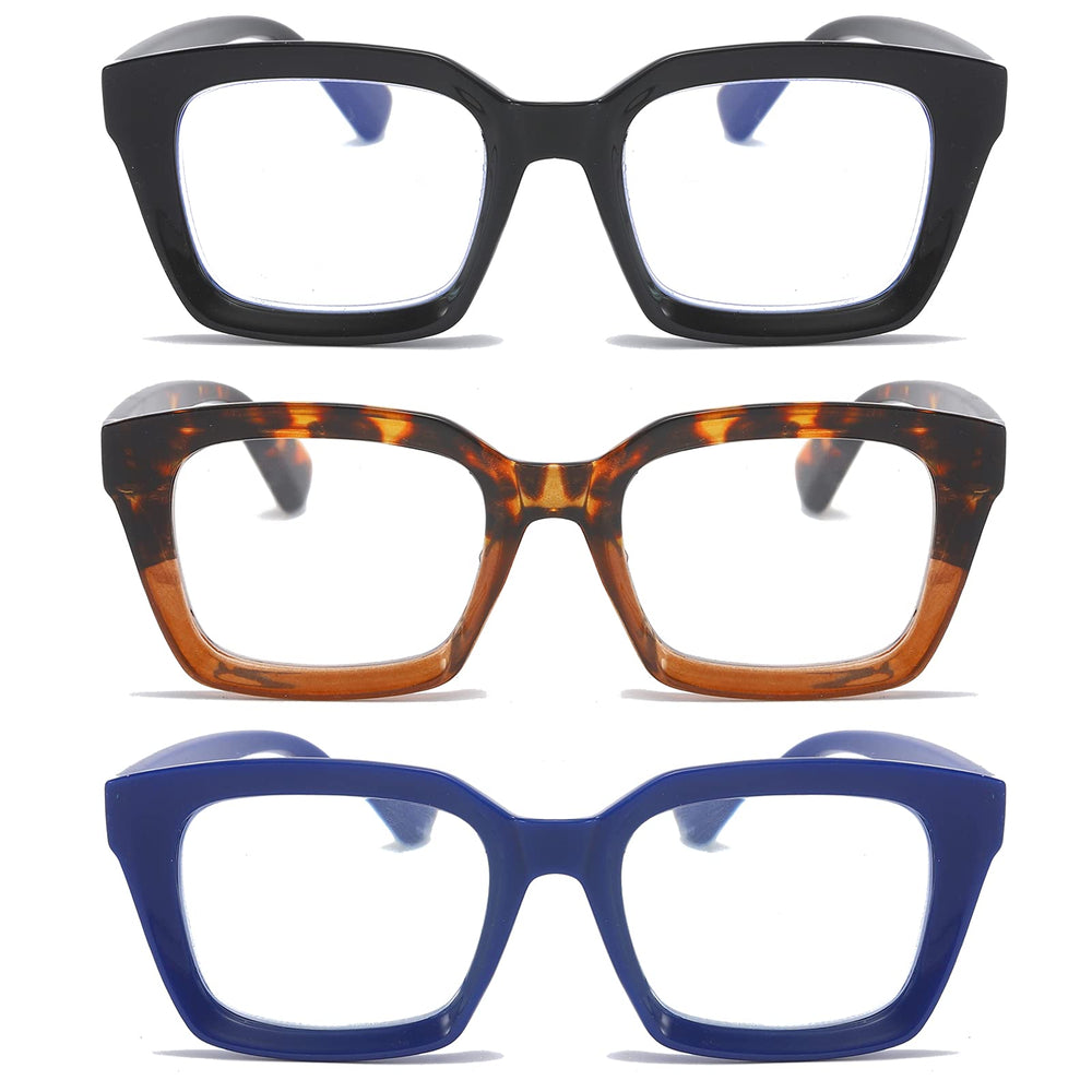 Gafas de lectura DXYXYO: paquete de 3 para uso diario en casa