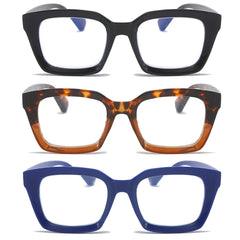 Gafas de lectura DXYXYO: paquete de 3 para uso diario en casa