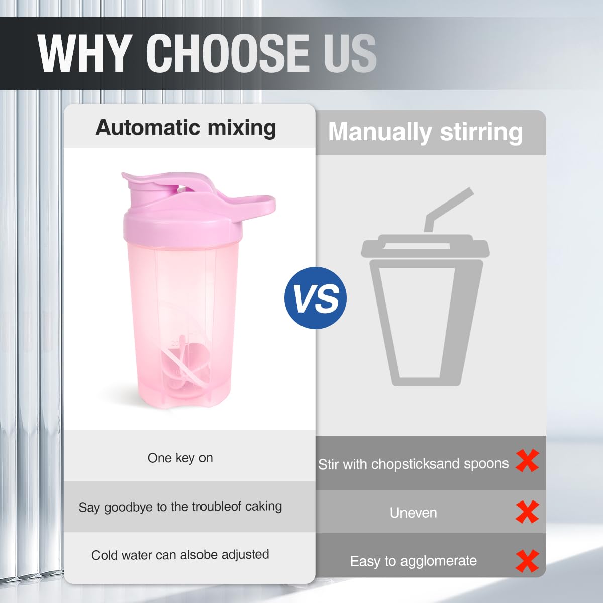 D.Y.A 16oz shaker bottle is dishwasher safe for quick cleanup