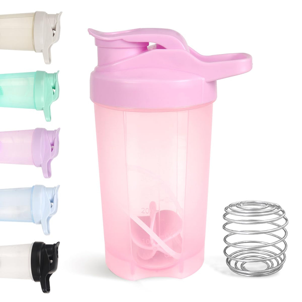D.Y.A 16oz shaker bottle with leak-proof lid for secure workouts on the go
